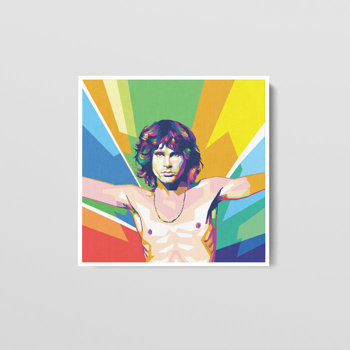 Jim Morrison Portrait Canvas Print