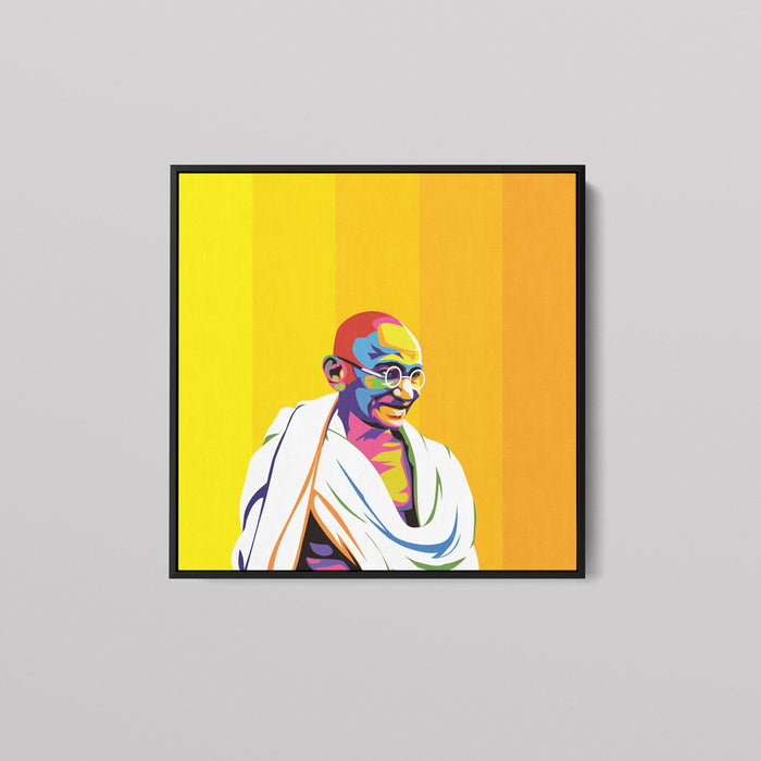 Mahatma Gandhi Portrait Vol2 - Canvas Print