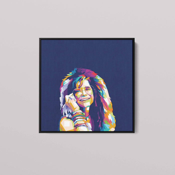 Janis Joplin Portrait - Canvas Print