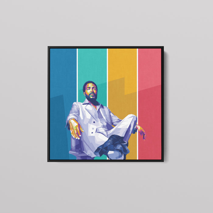 Marvin Gaye - Trouble Man - Canvas Print