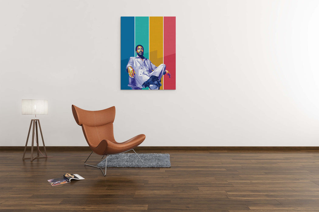 Marvin Gaye - Trouble Man - Canvas Print