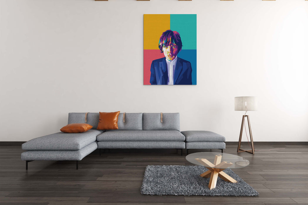 Mick Jagger Portrait - Rolling Stones - Canvas Print