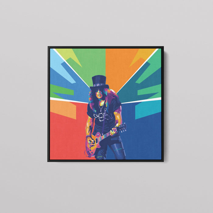 Slash - Guns N' Roses - Canvas Print