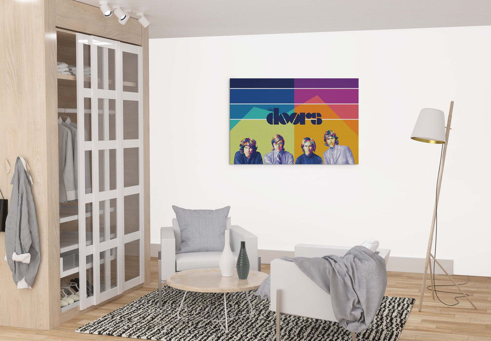 The Doors Rock Band - Canvas Print