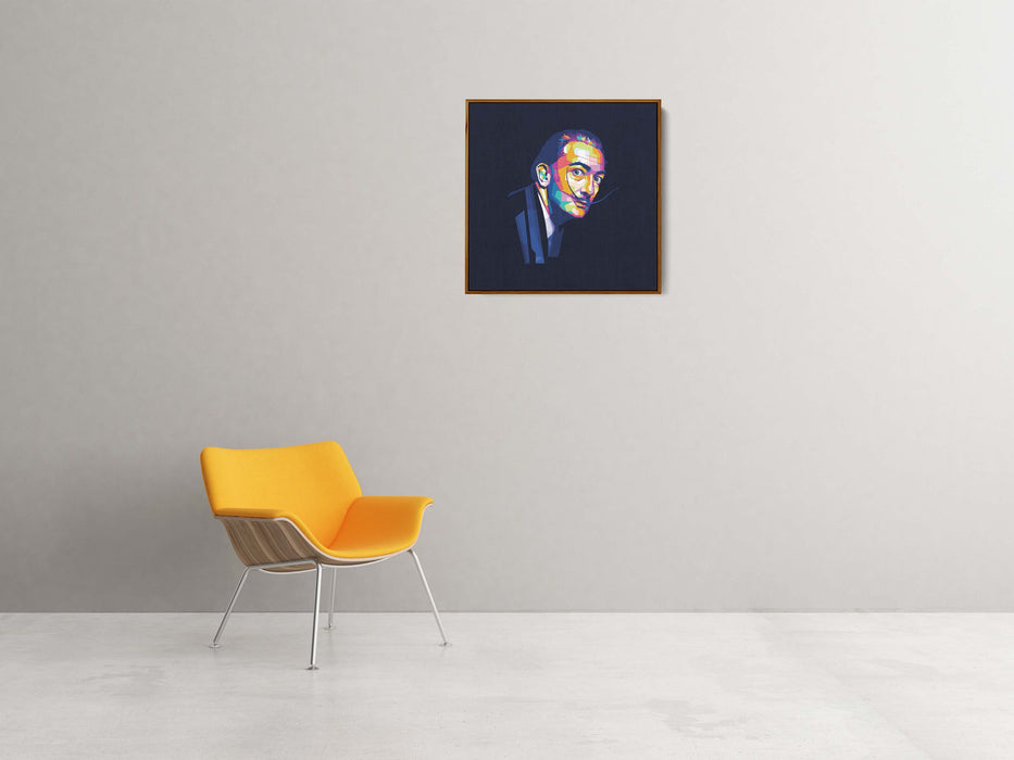 Salvador Dali Portrait - Canvas Print