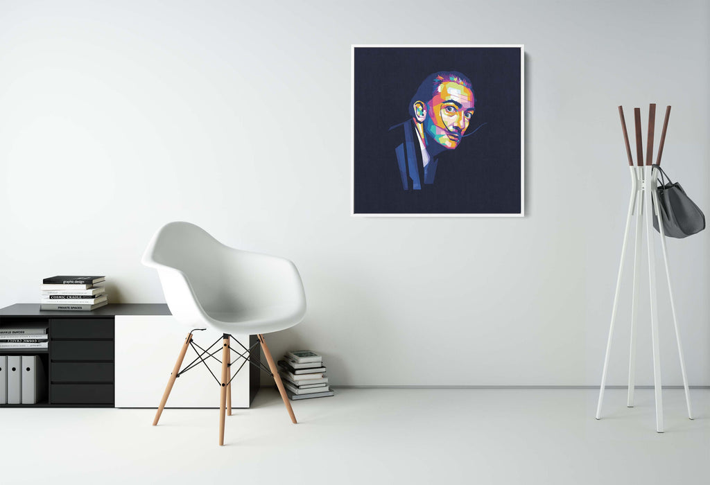 Salvador Dali Portrait - Canvas Print