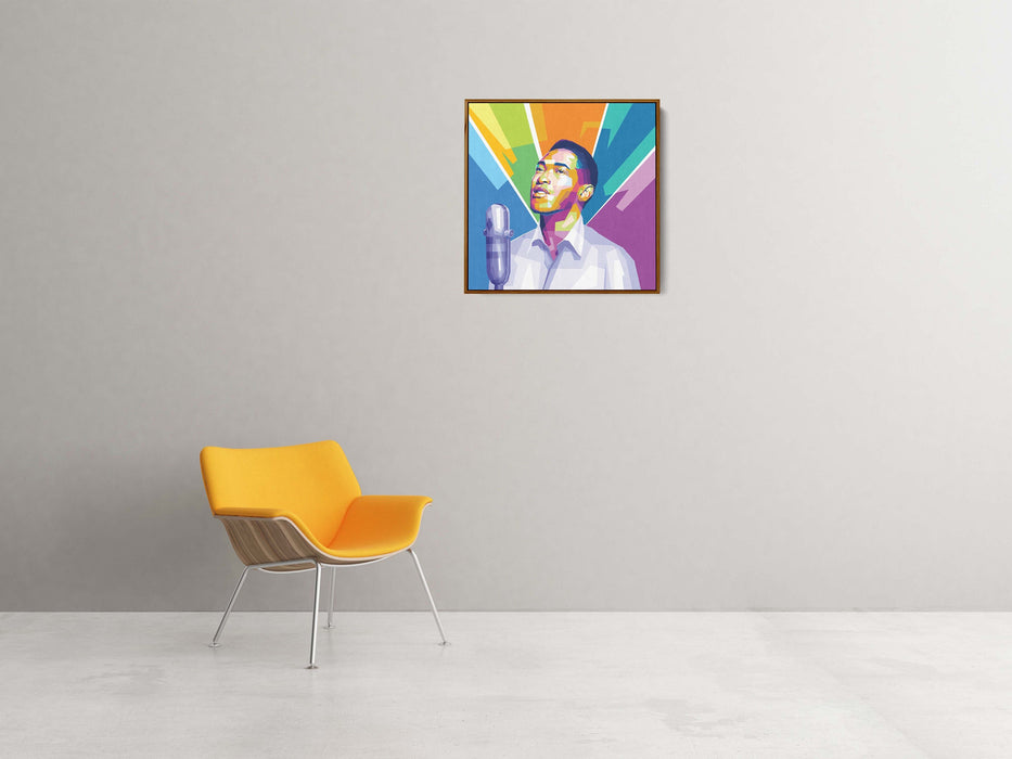 Sam Cooke Portrait - Canvas Print