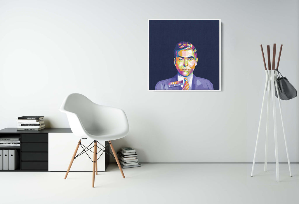 Lucky Luciano Mugshot - Canvas Print