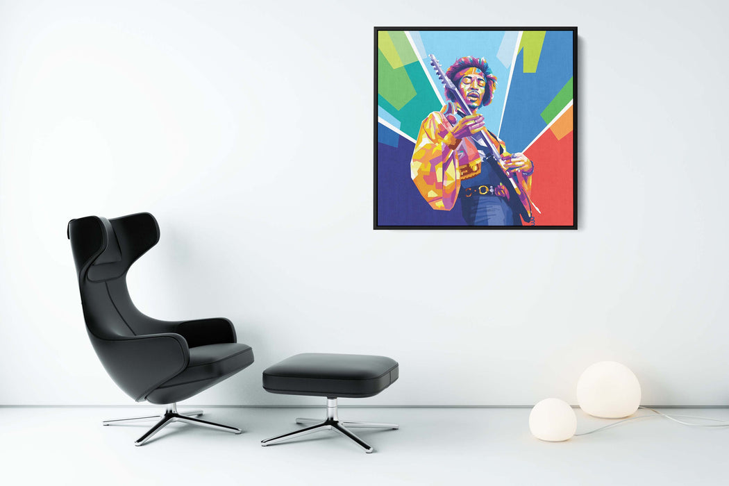 Jimi Hendrix - Woodstock - Canvas Print